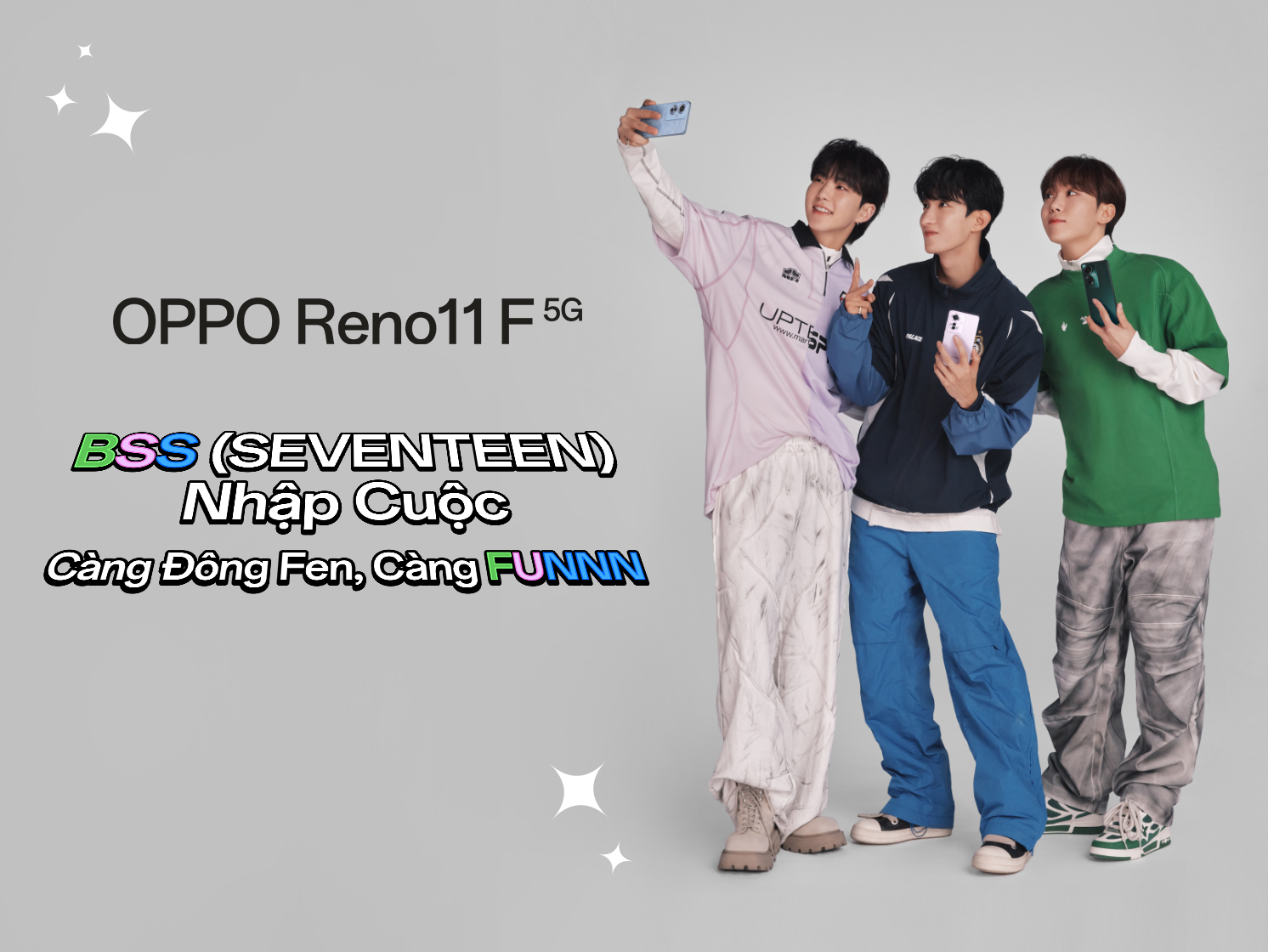 BSS (Seventeen) Chính Thức Trở Thành Gương Mặt Đại Diện OPPO Reno11 F 5G	